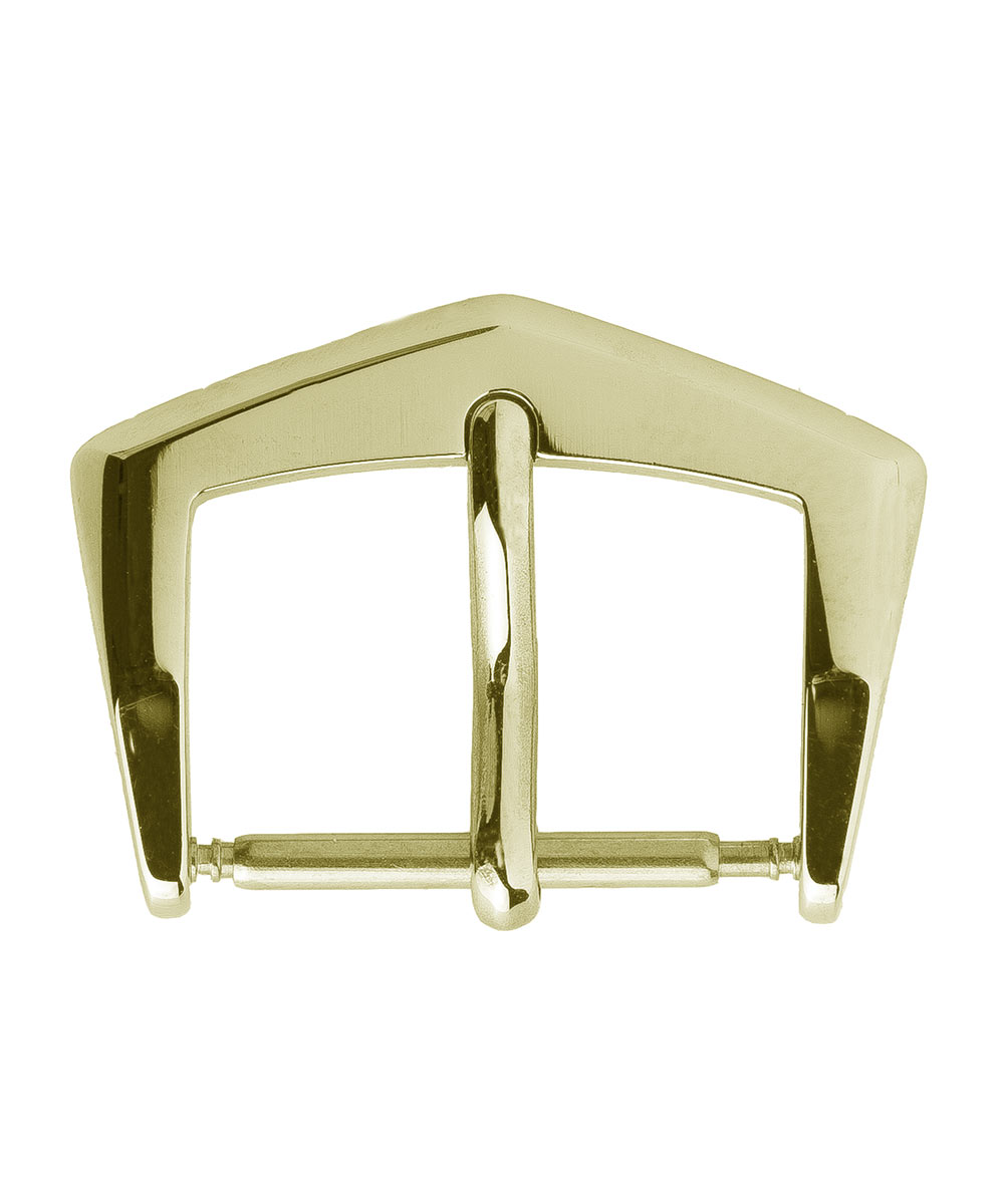 Stainless Steel High Grade Buckle 16mm. Yellow Metal Color