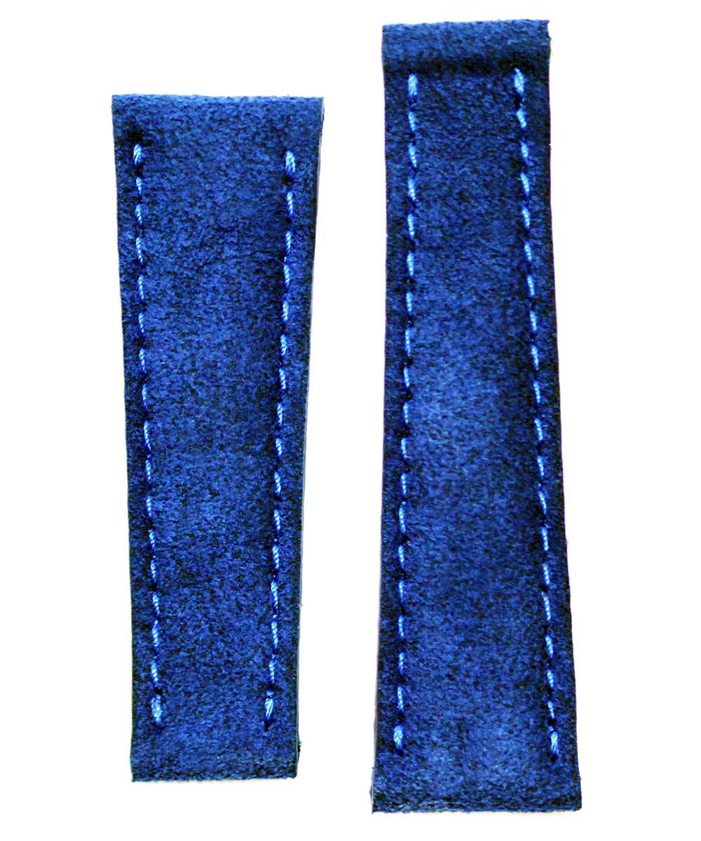 NOT VISIBLE N18-? Infanta Blue Rolex Daytona style strap 20mm in Alcantara® / Vegan