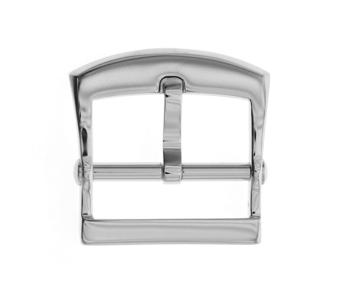 Stainless Steel High Grade Buckle 20mm. Silver Gloss