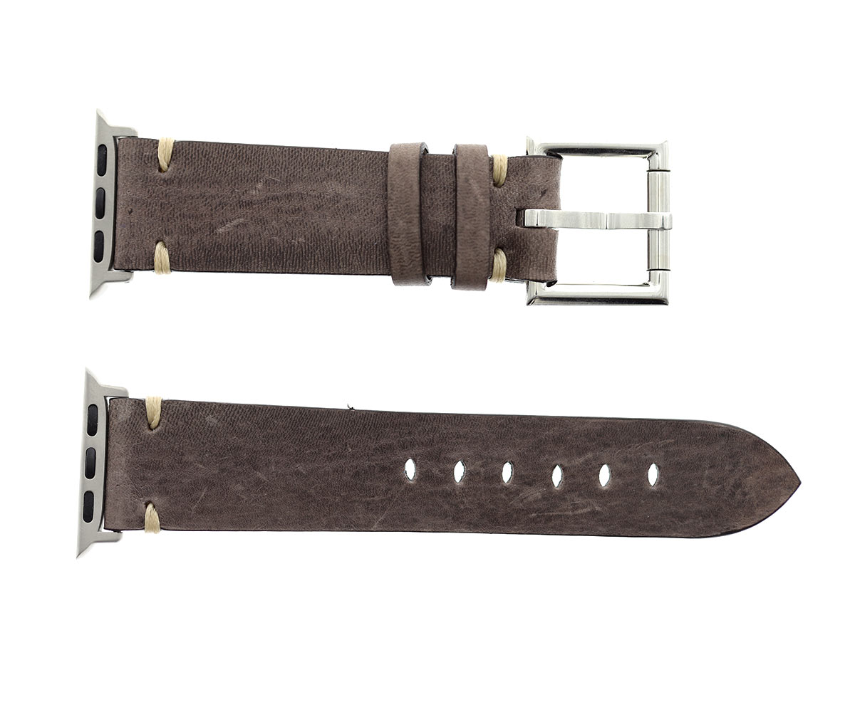 Tofu Brown Kangaroo leather strap (Apple Watch All Series)