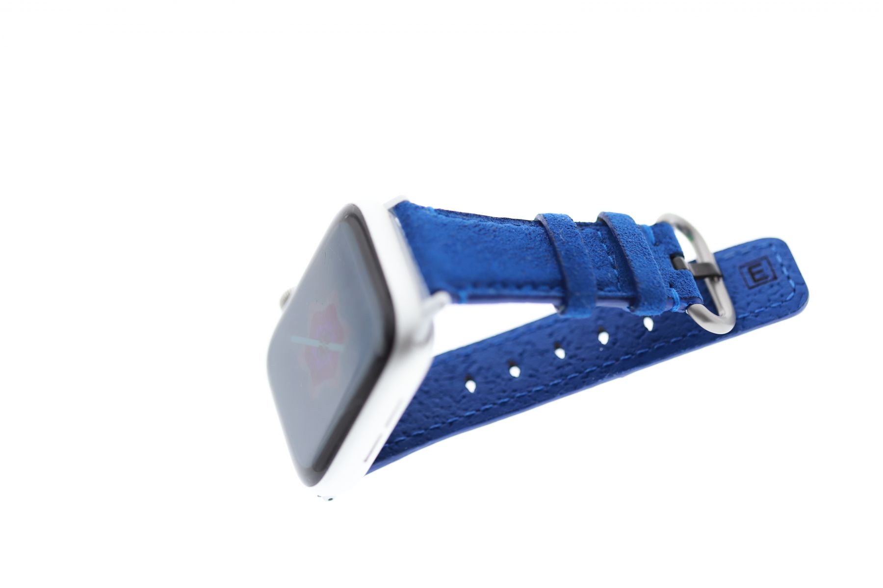 Band for Tiny Wrist (for All Apple Watch sizes) in BALTIC BLUE Alcantara. Kids Collection