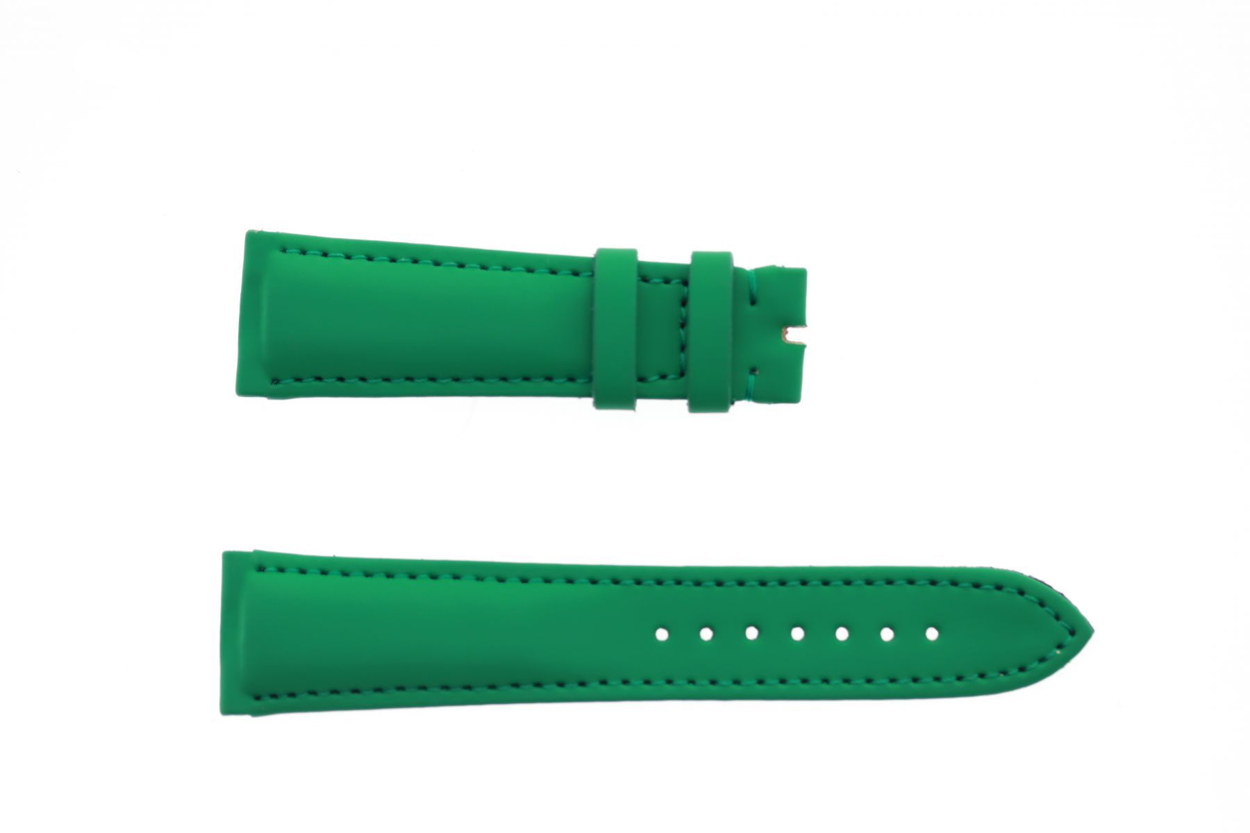 Jade Green Smooth Vegan leather strap 22mm Franck Muller Casablanca style