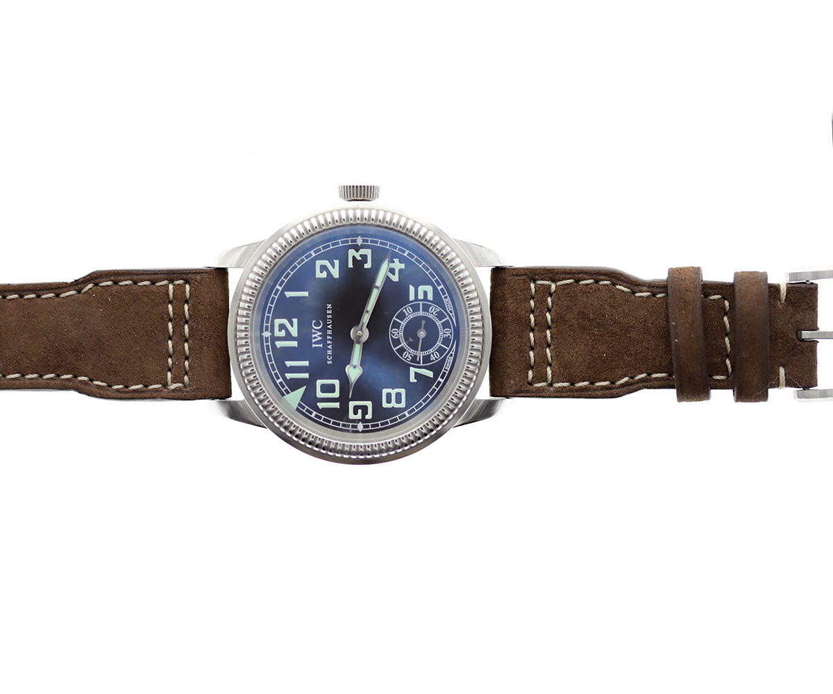 Cigar Brown Kudu Antelope Leather strap 22mm for IWC Big Pilot watch