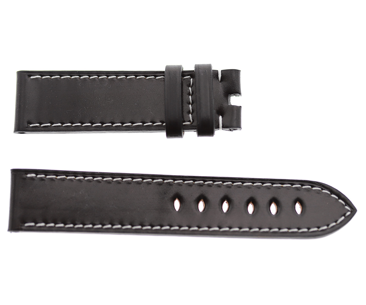 Montblanc Time Walker style watch strap 21mm in Shell Cordovan Leather