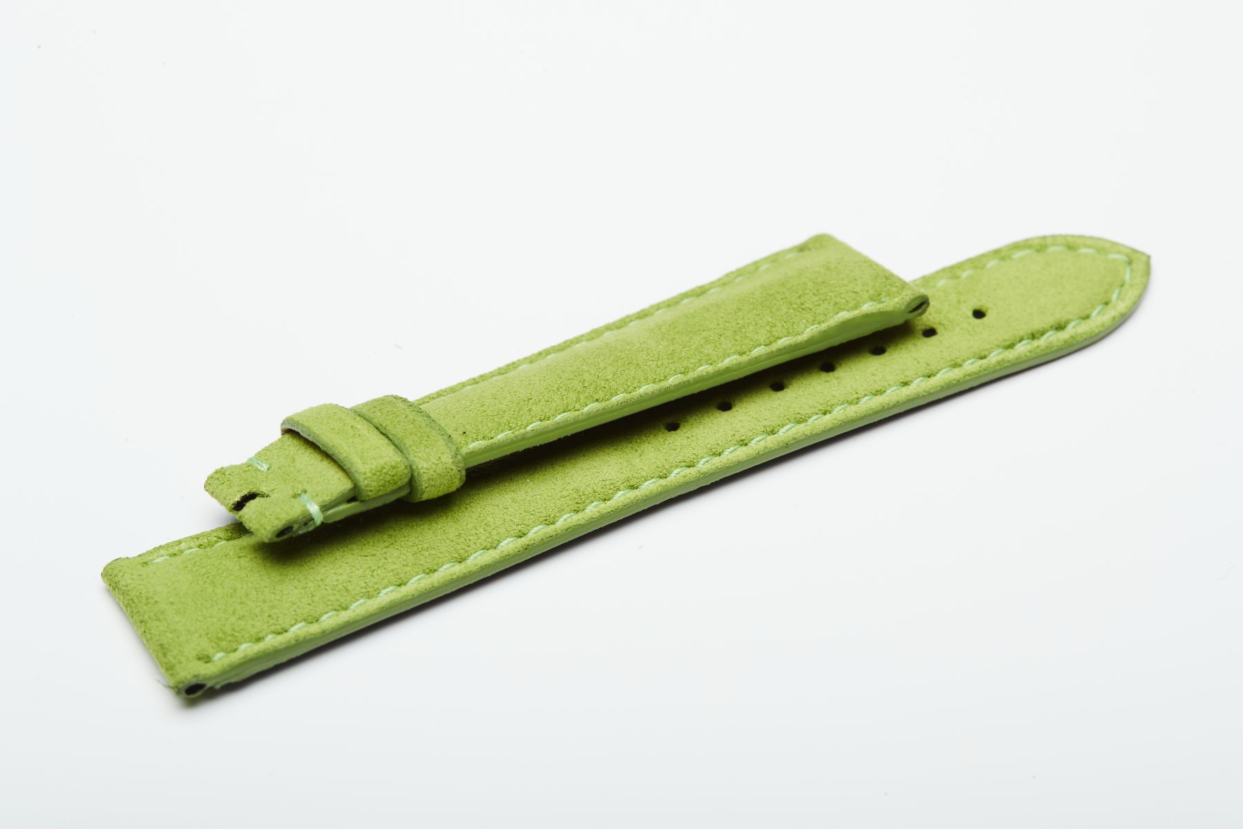 NJ1 Spring Green Alcantara Classic strap
