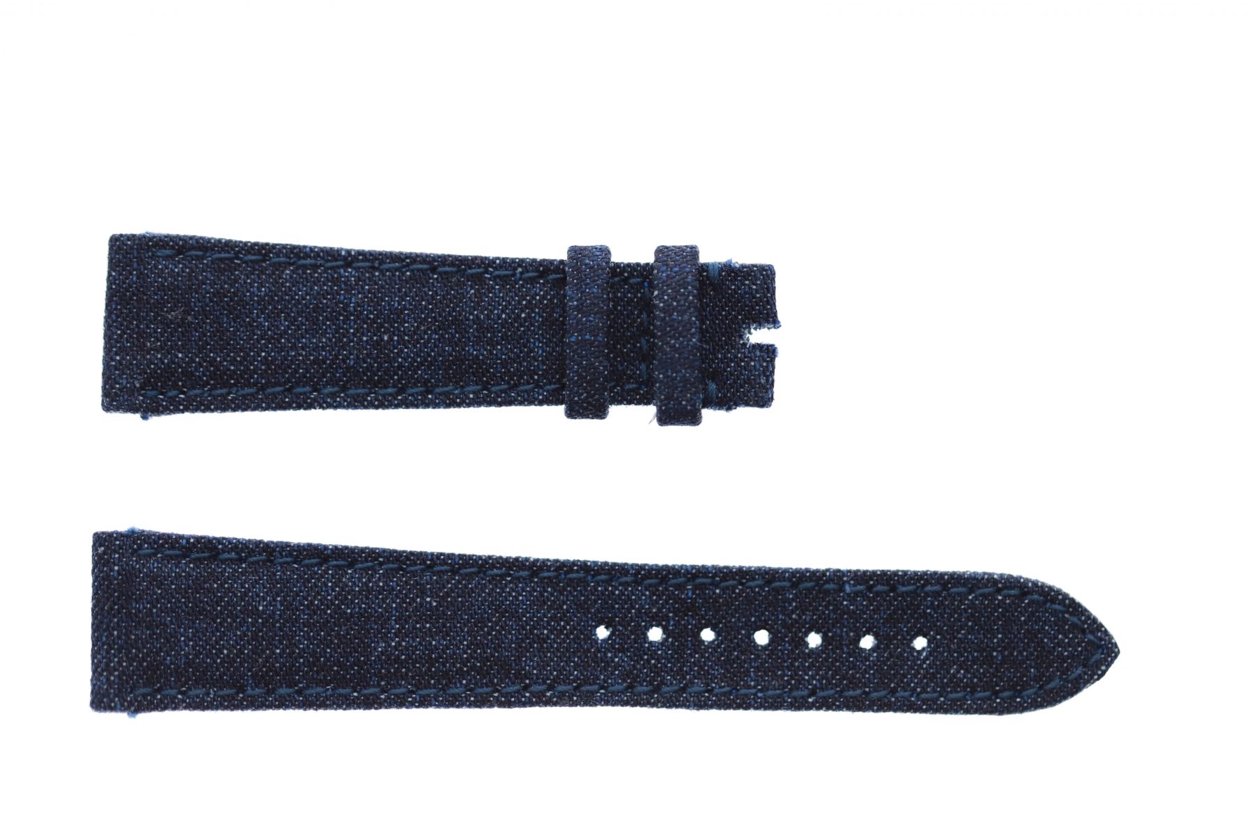 Dark Blue Japanese Denim strap 20mm Rolex Daydate, Dayjust style