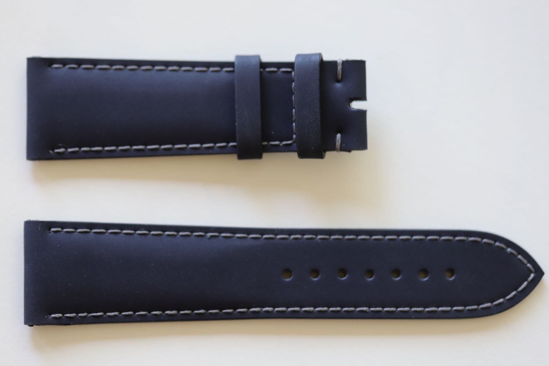 Navy Blue Recycled Rubber Strap 23mm Blancpain Fifty Fathoms style