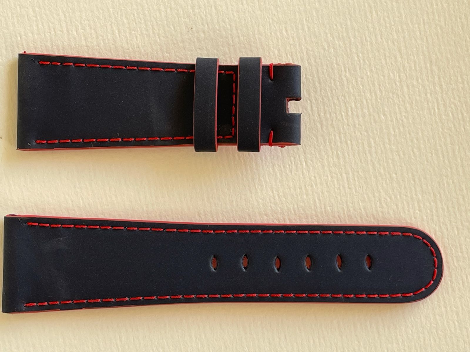 Navy Blue Recycled Rubber Strap 16mm, 18mm, 19mm, 20mm, 21mm, 22mm General style
