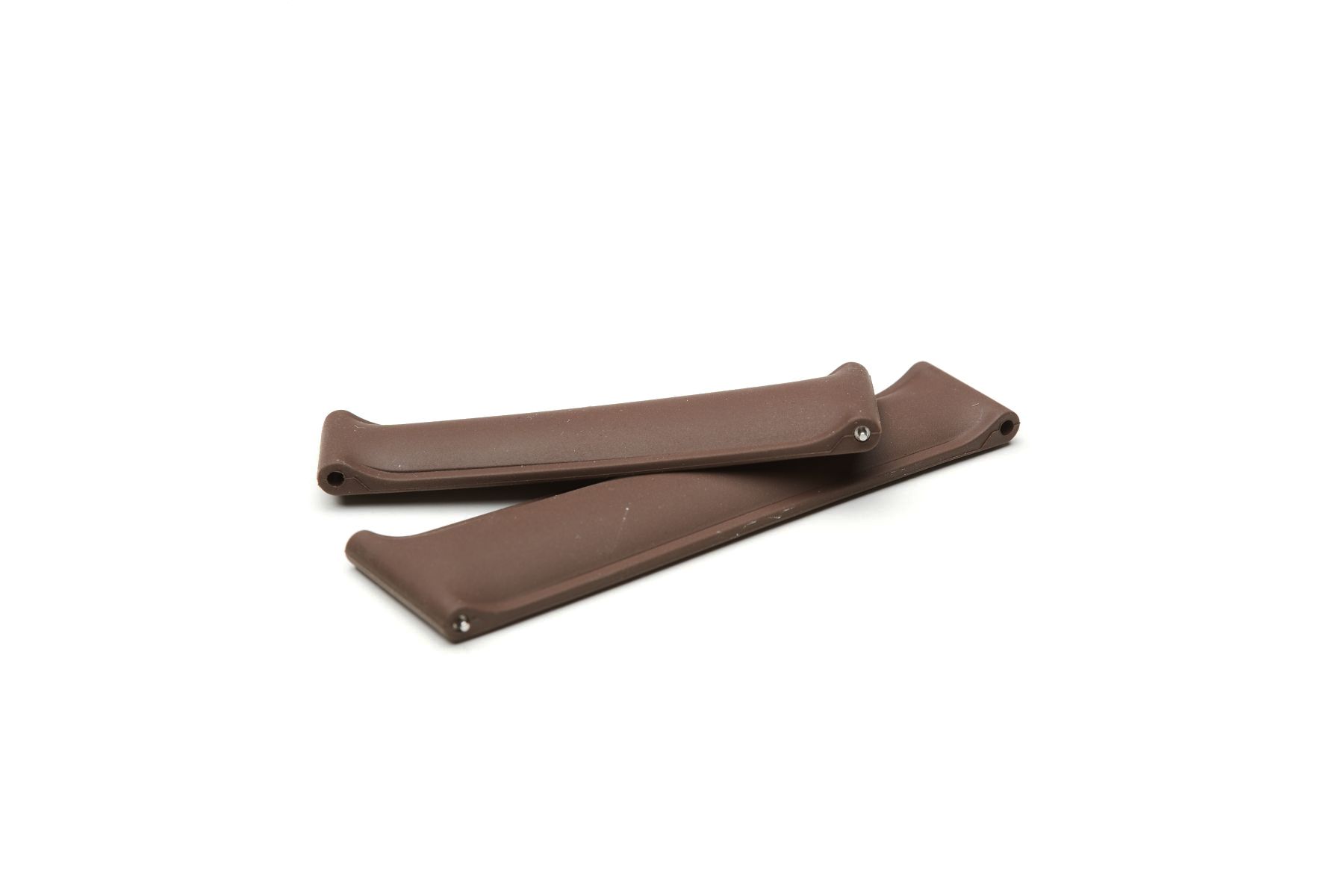 Chocolate Brown / No stitching / Natural Rubber Band 20mm for Rolex Daytona / Quick Release