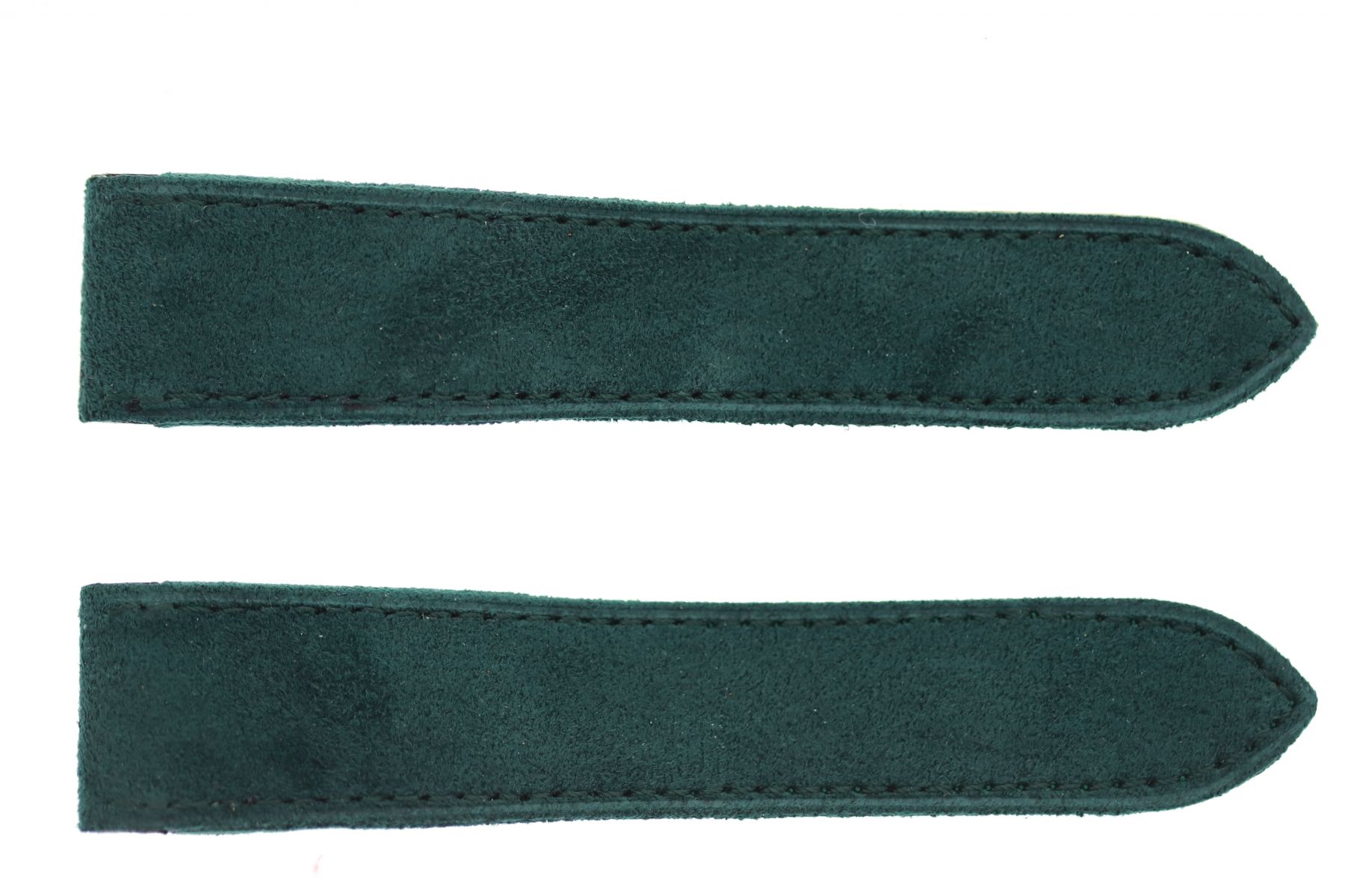 Emerald Green Alcantara strap for Cartier Santos 100 XL