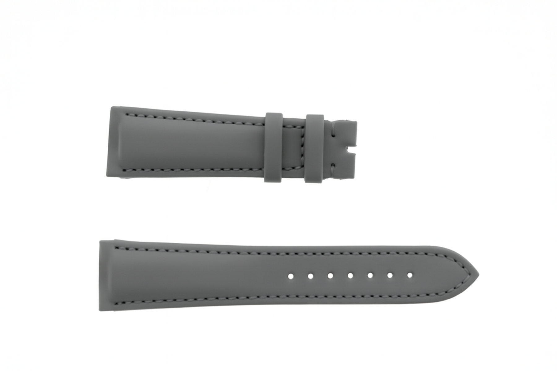 Griffin Grey Italian Corn Bio-based vegan leather strap 22mm Franck Muller Casablanca style