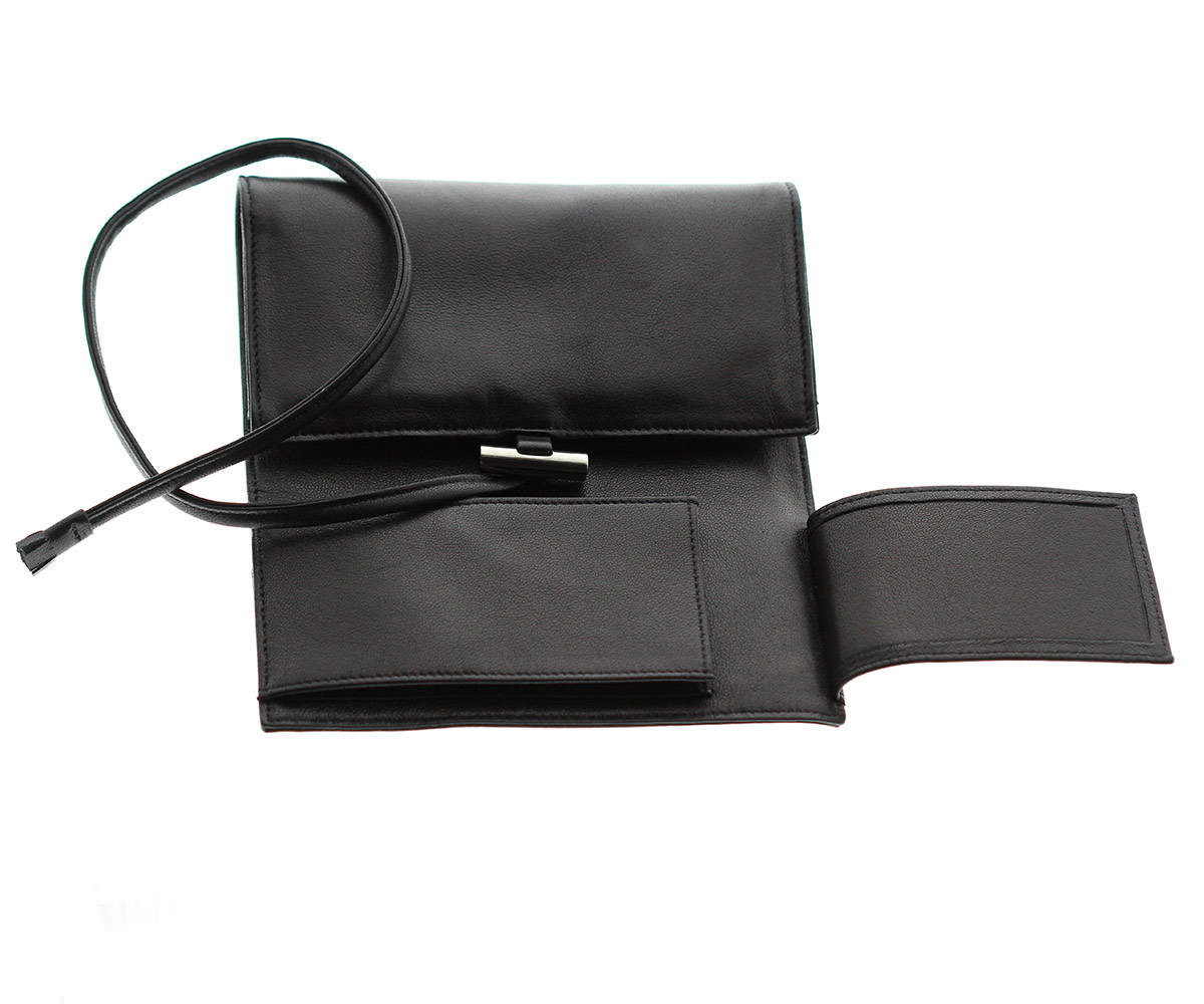 Pocket Watch, Jewelry and Straps Smart Holder / Soft Roll in Napa Leather