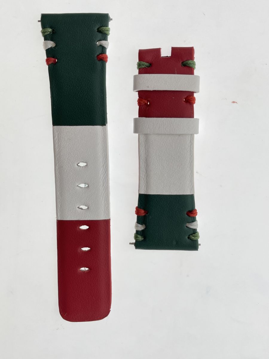 My Country ITALY: Patchwork Band for Apple Watch Inspired by ITALIAN NATIONAL FLAG N2