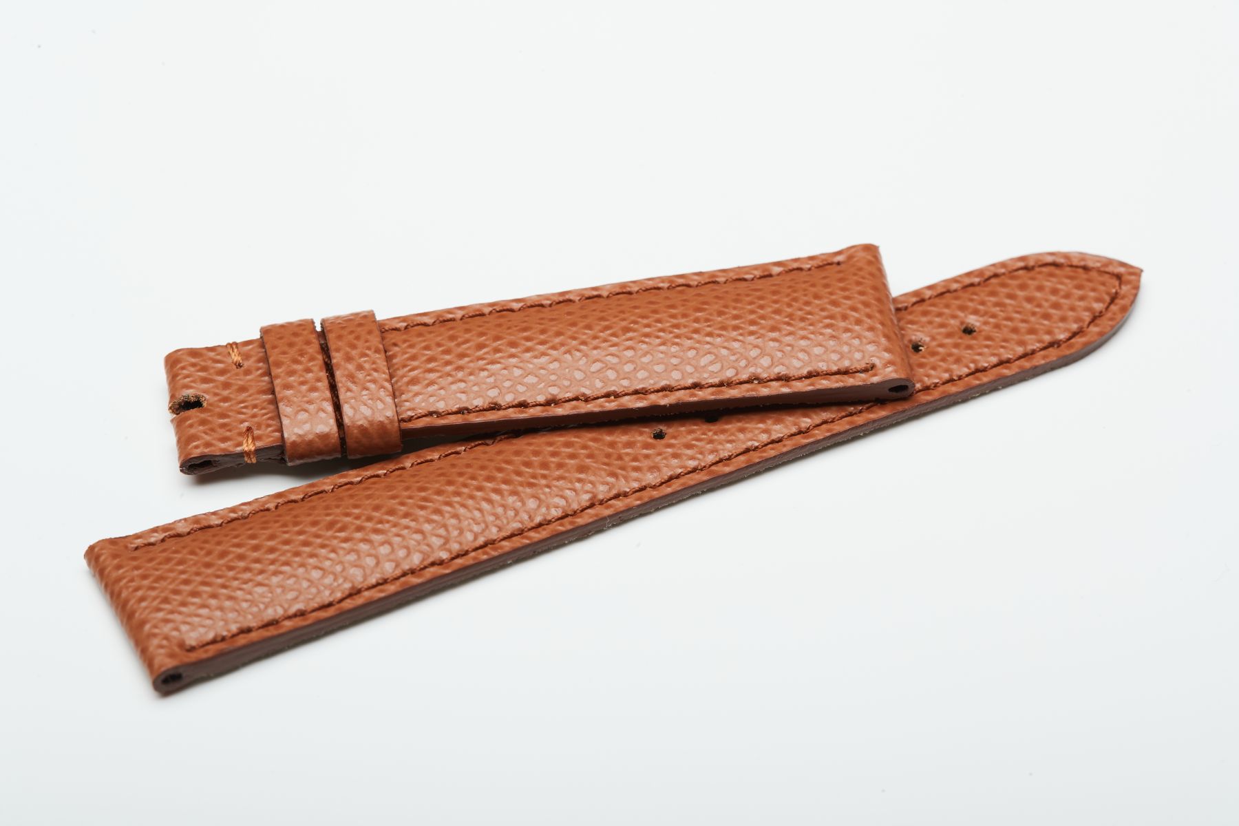 NJ330 Honey Brown Epsom / Hermes leather Classic strap