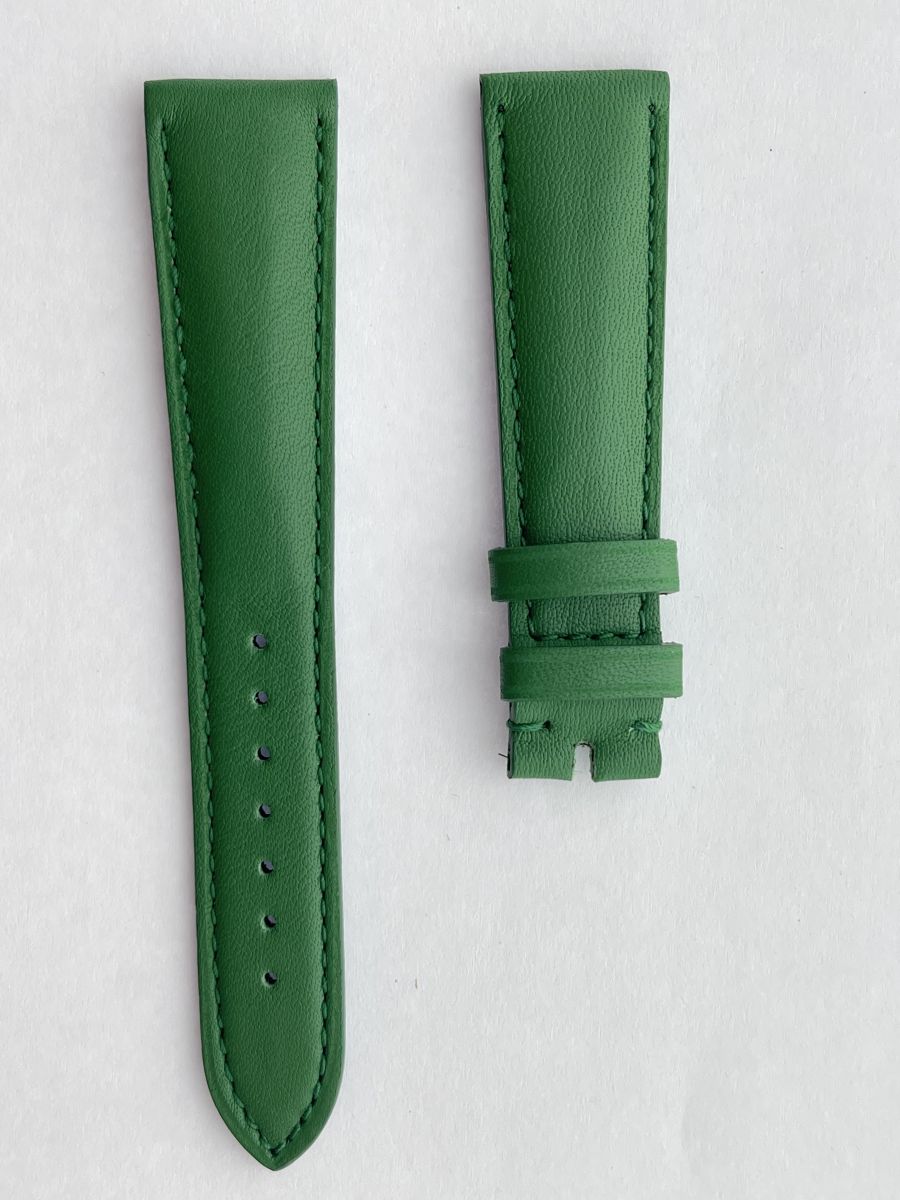 NJ666 Pasadena Green Napa leather Classic strap