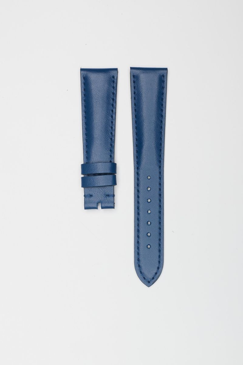 NJ668 Viareggio Blue Napa leather Classic strap