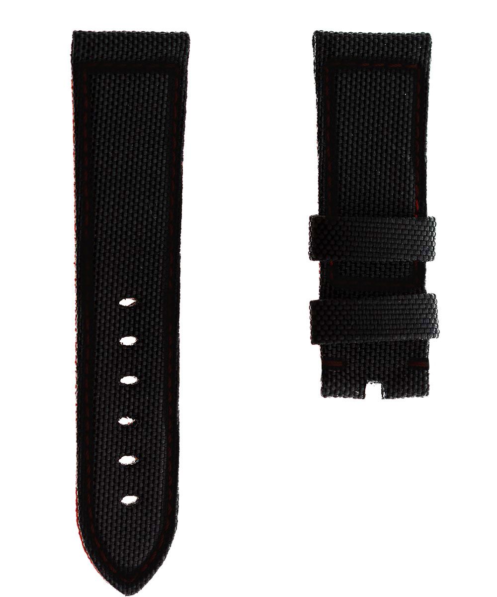 Black Eclipse Sailcloth Panerai style strap